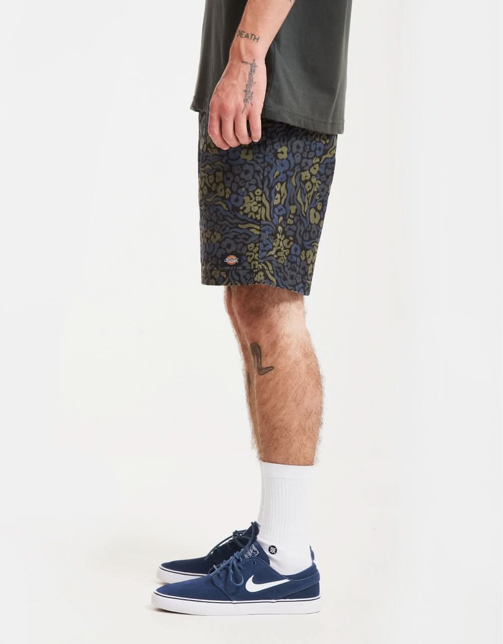 Dickies Saltville Short - Heritage Print Camo Blue