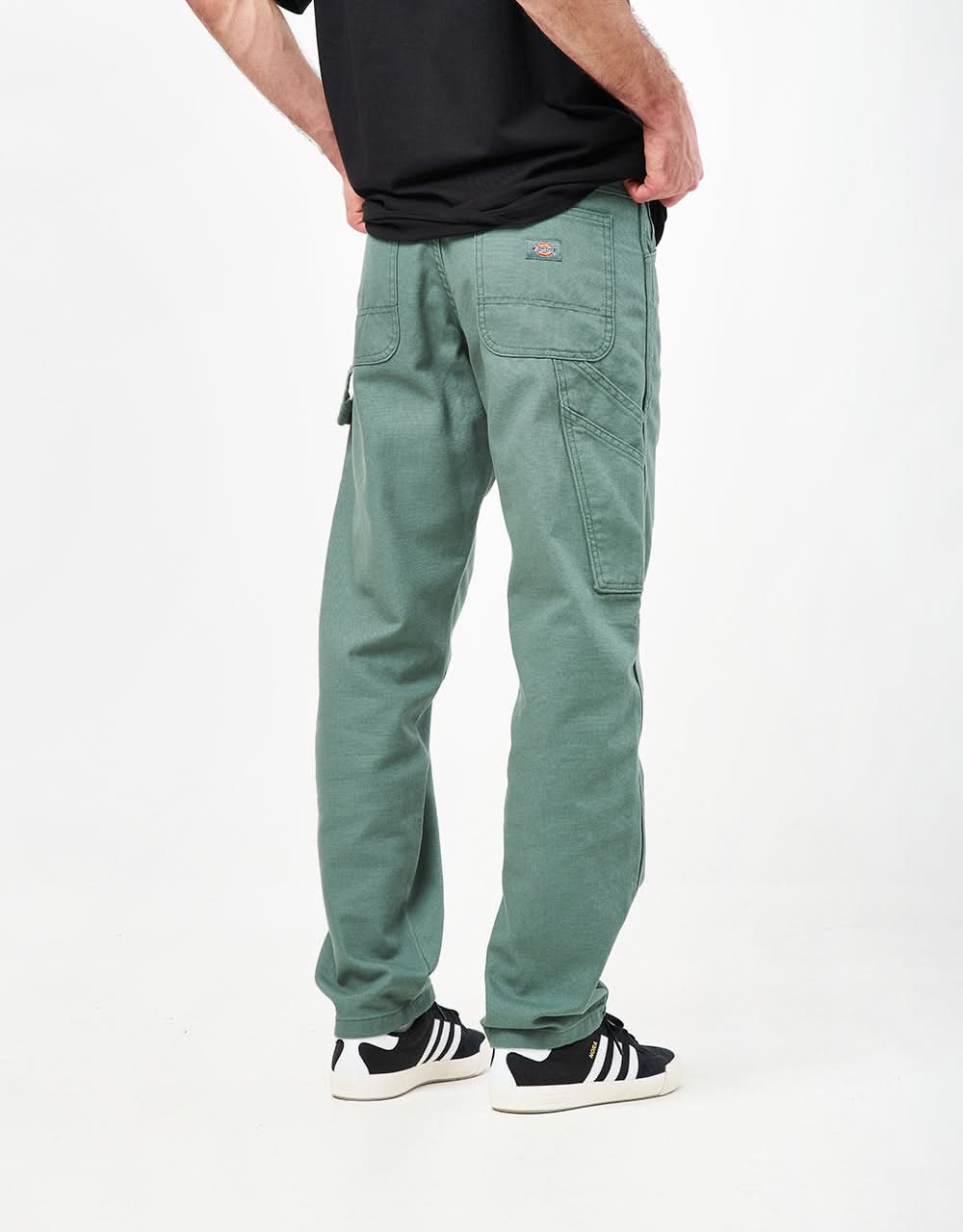 Dickies Duck Canvas Carpenter Hose – Stone Washed Dark Forest