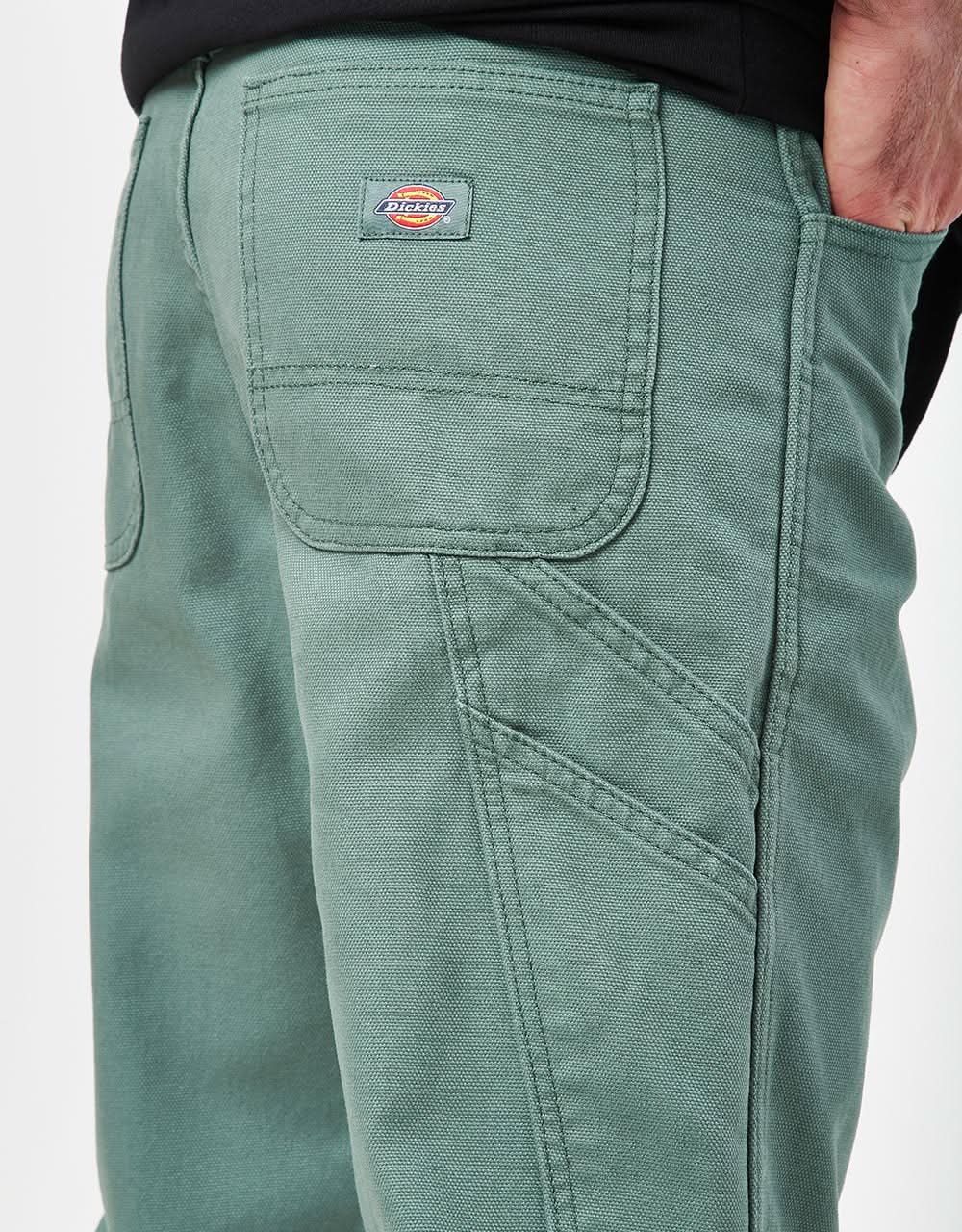 Dickies Duck Canvas Carpenter Pant - Stone Washed Dark Forest