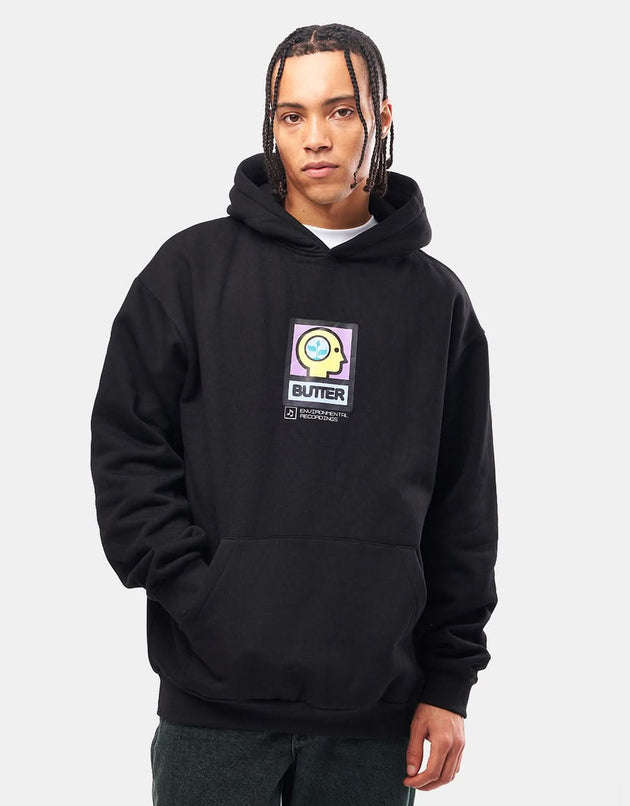 Sudadera con capucha ambiental Butter Goods - Negro