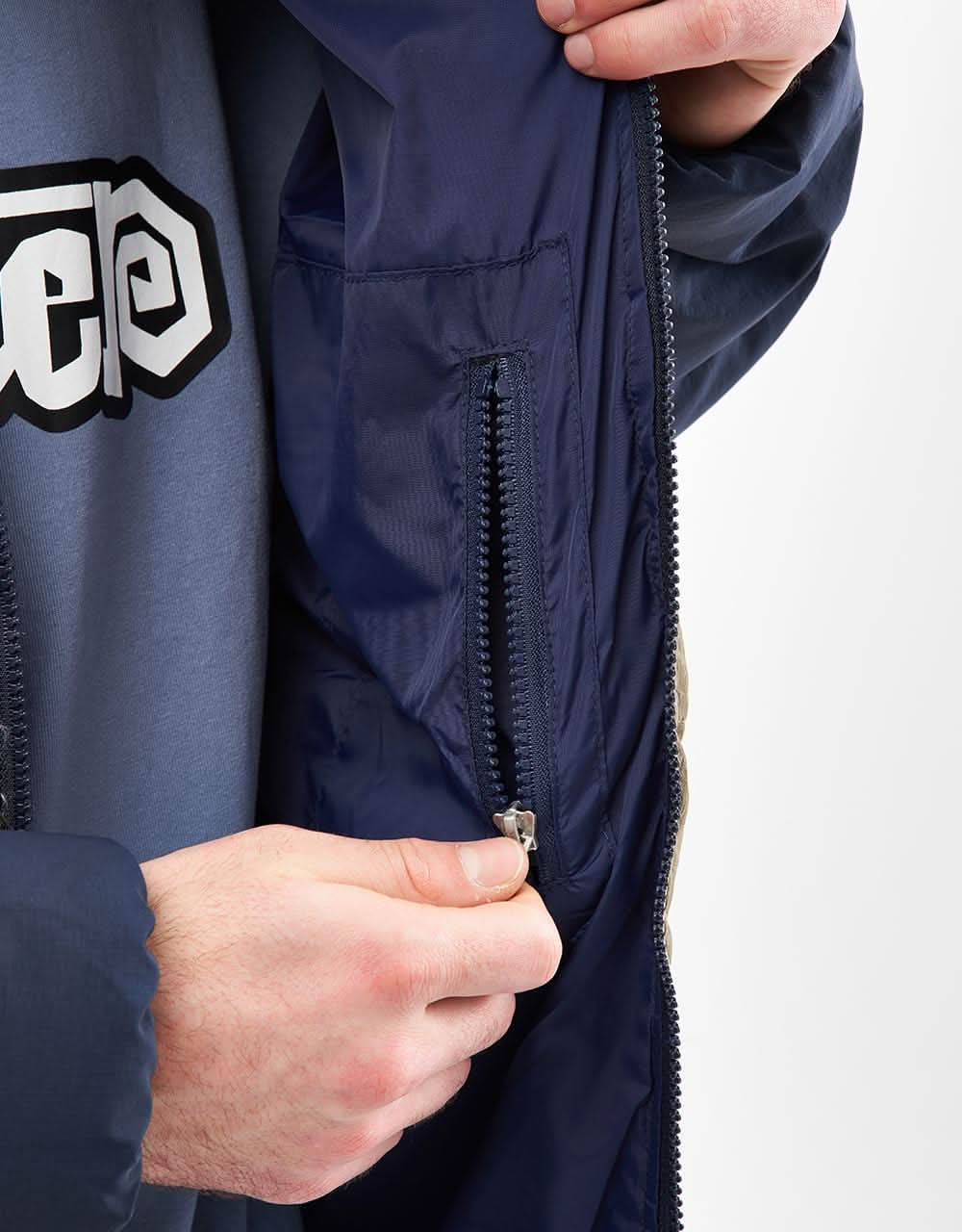 Butter Goods Puffer Jacket - Navy