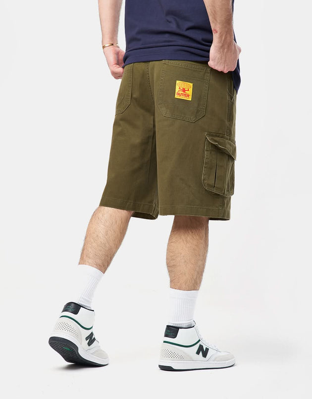 Butter Goods Field Cargo Shorts - Safari