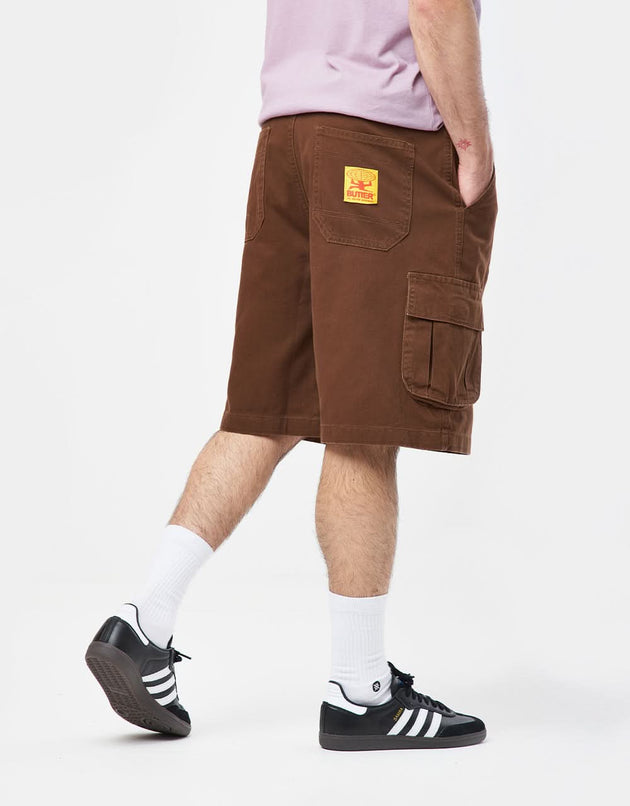 Pantaloncini cargo Butter Goods Field - Marrone