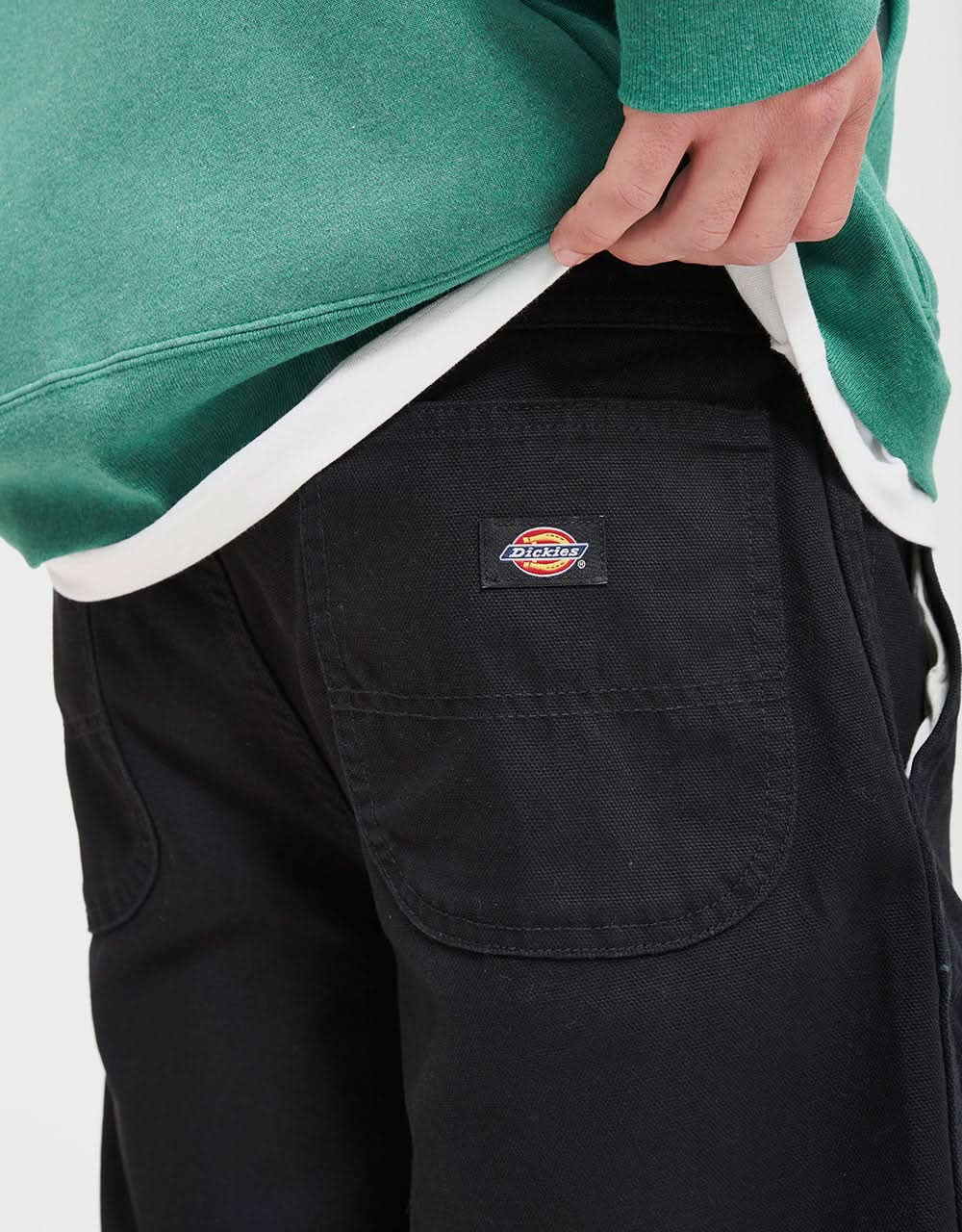 Chap short en toile de canard Dickies - Stone Washed Black