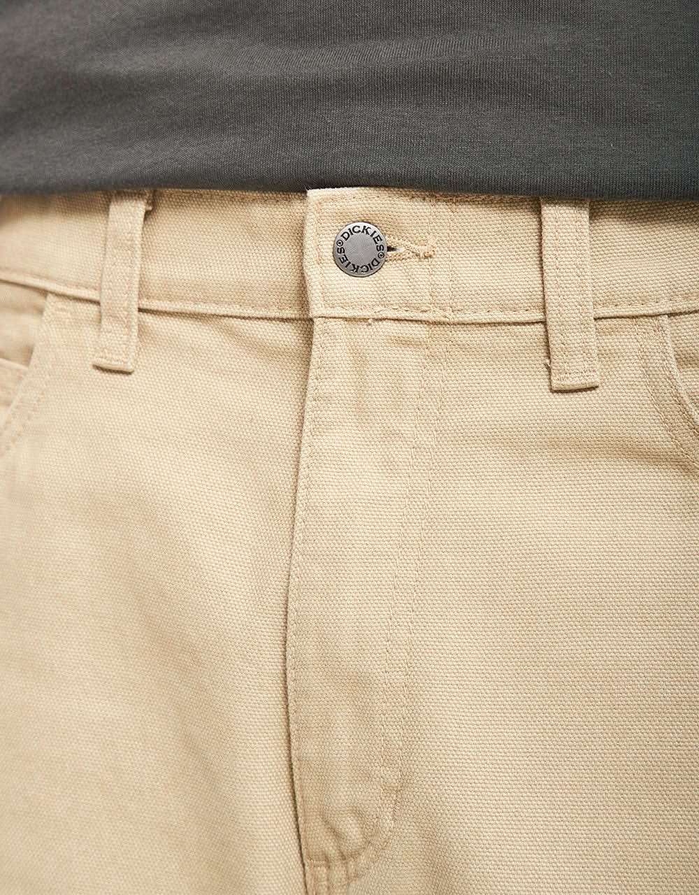 Pantaloncini Dickies Duck Canvas - Sabbia del deserto lavata in pietra