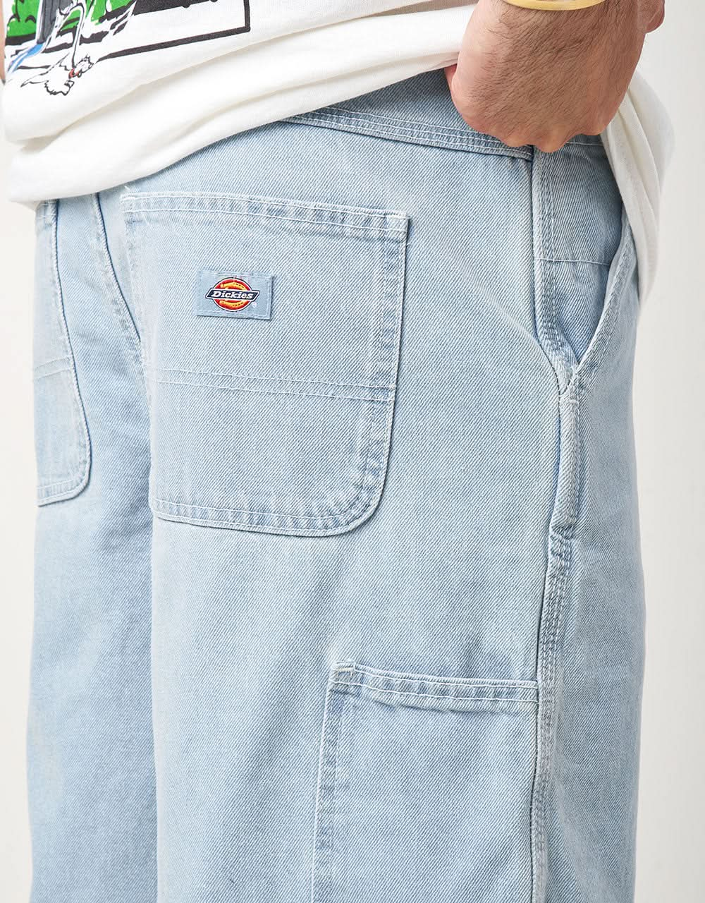 Short en jean Dickies Madison - Bleu vieilli vintage