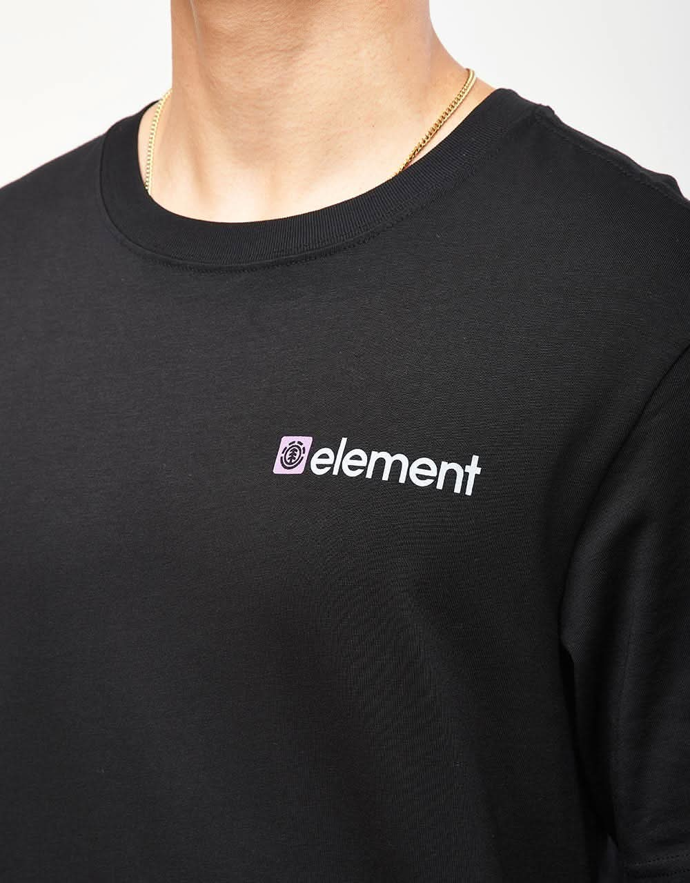 Element Joint Cube T-Shirt - Flint Black