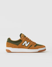 New Balance Numeric 480 Skate Shoes - White/Orange