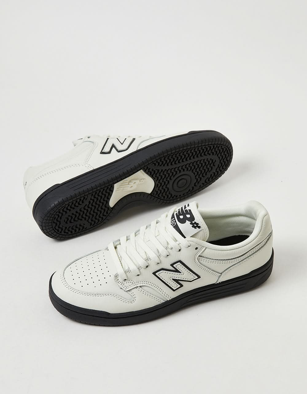 New Balance Numeric 480 Skate Shoes - Sea Salt/Black