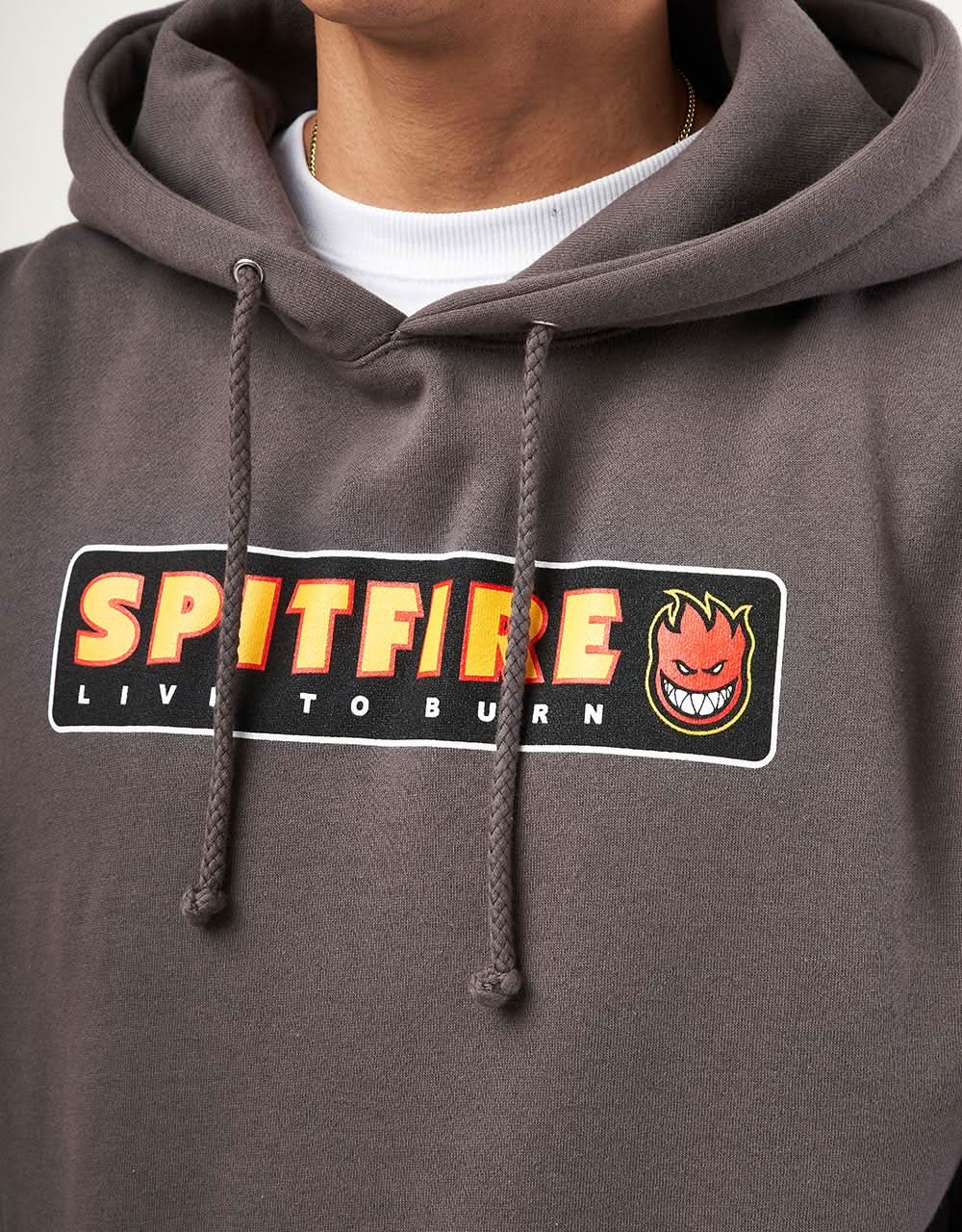 Sudadera con capucha Spitfire LTB - Carbón/Multicolor