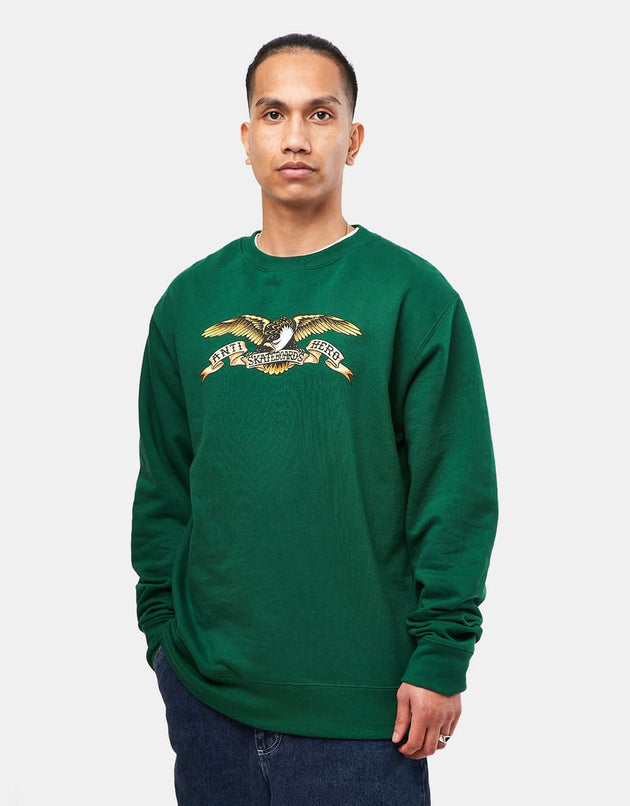 Anti Hero Eagle Crew - Dark Green/Black Multi