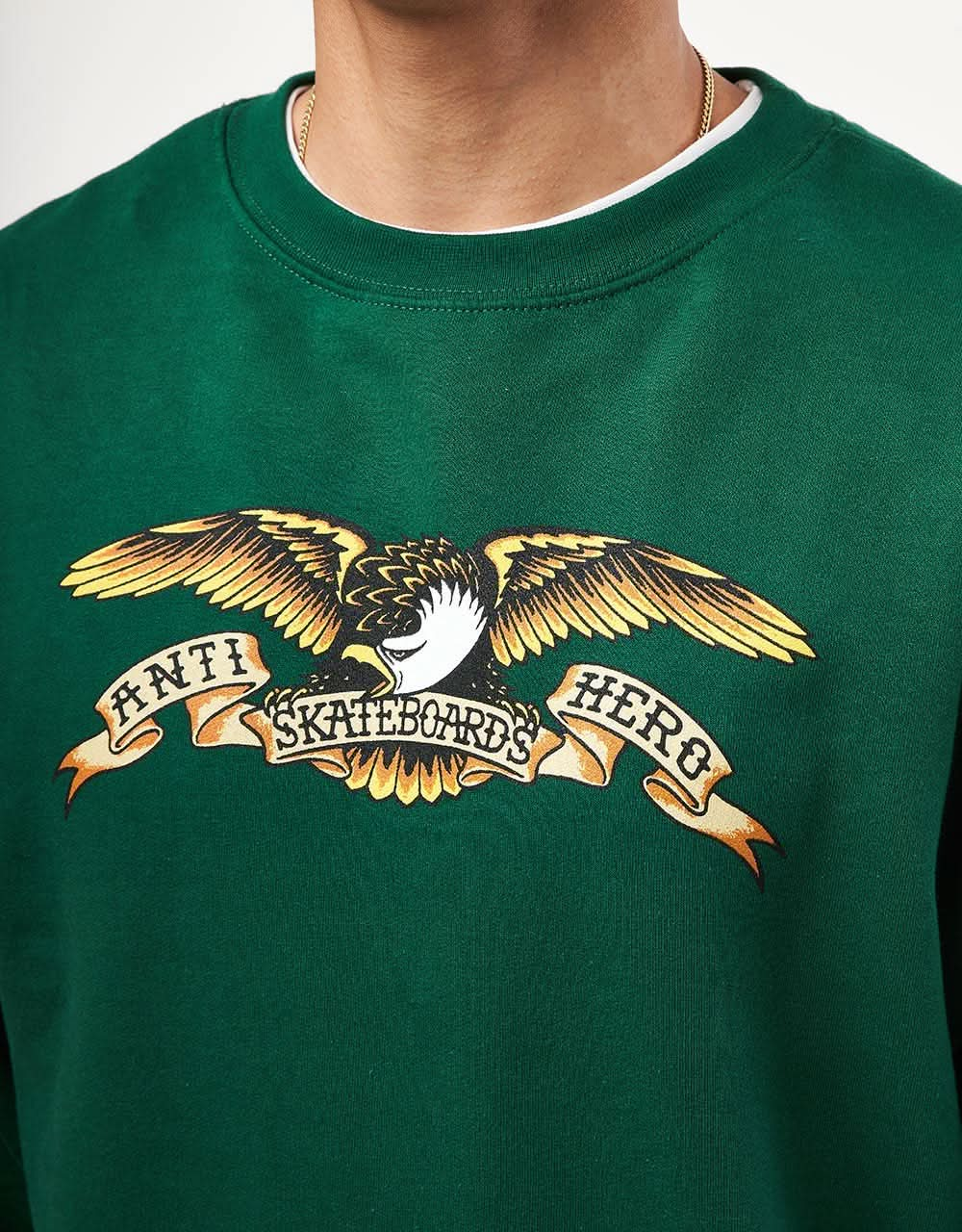 Anti Hero Eagle Crew - Dark Green/Black Multi