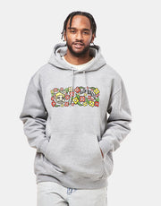 Krooked Jogginghose Pullover Hoodie – Heather Grey/Multi