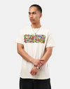 Krooked Sweatpants T-Shirt - Natural/Multi