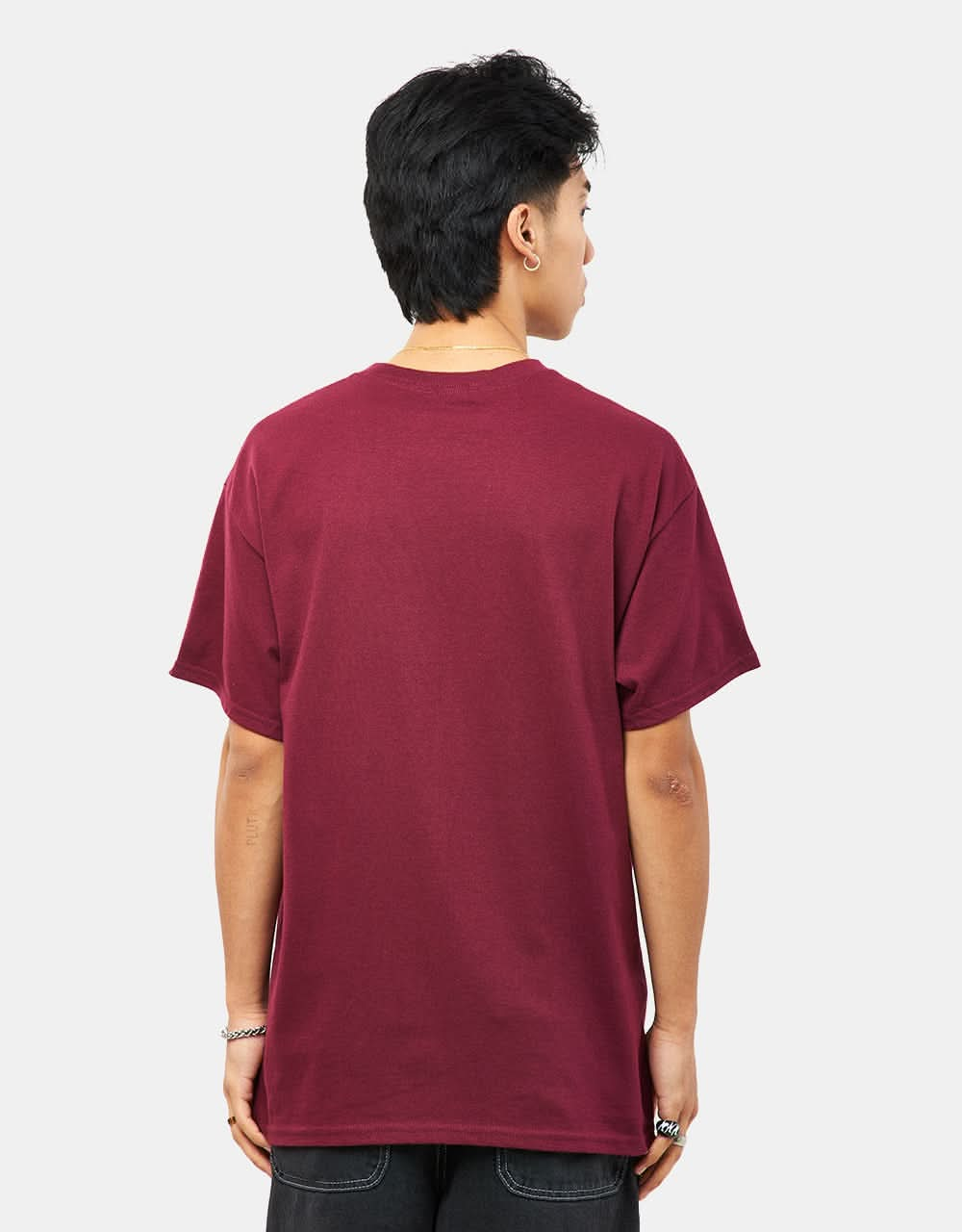 Krooked Fear T-Shirt - Maroon