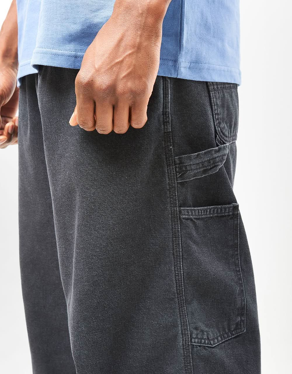 Carhartt WIP Single Knee Pant - Black (Stone Washed)