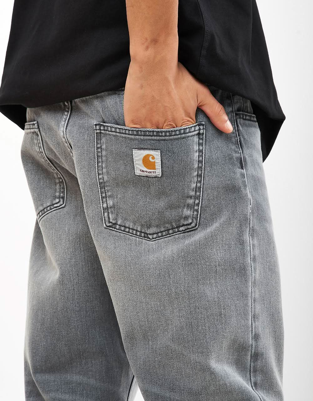 Carhartt WIP Newel Pant - Black (Light Used Wash)