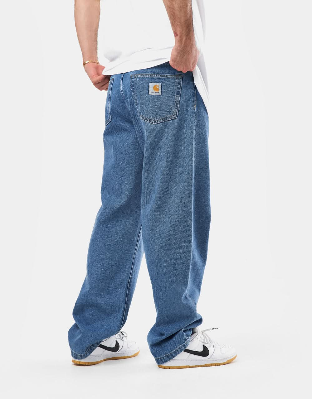 Pantalon Carhartt WIP Landon - Bleu (Heavy Stone Wash)