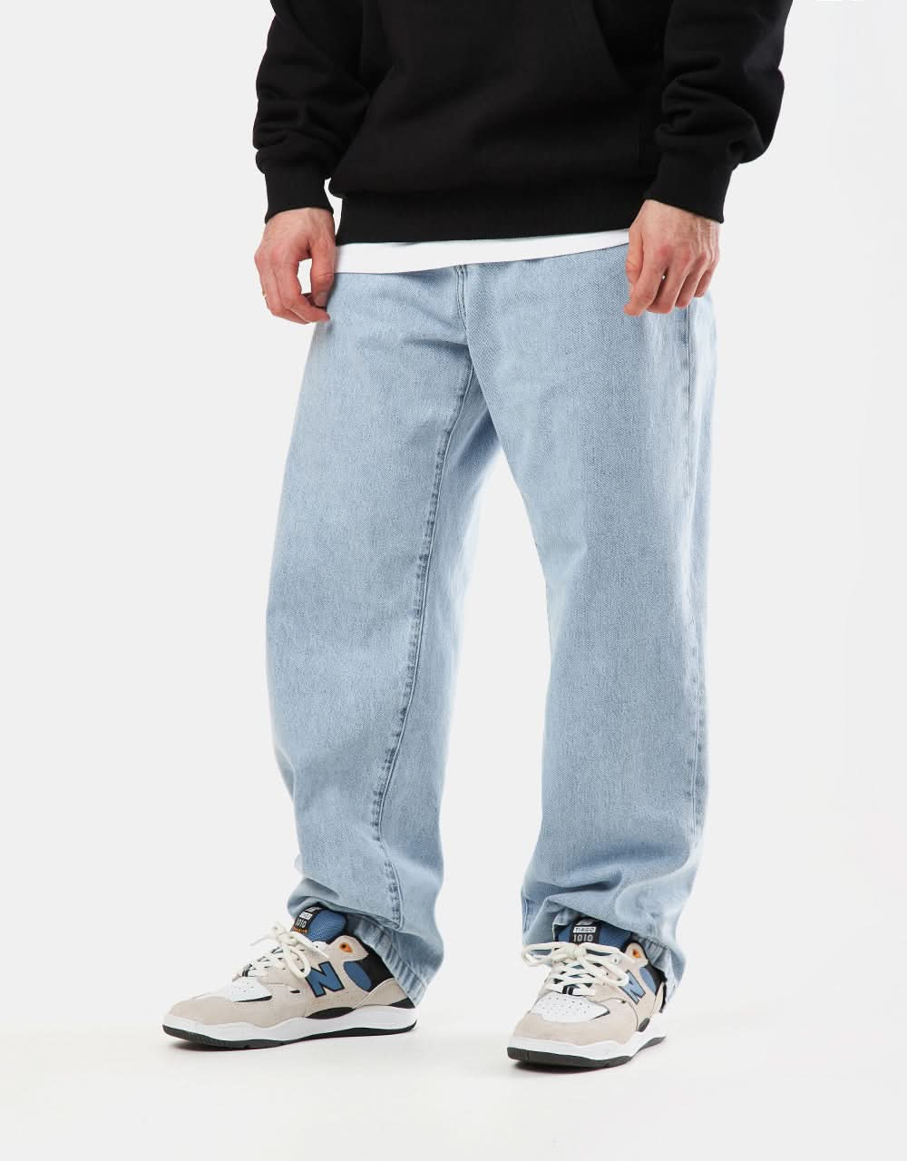 Pantalon Carhartt WIP Landon - Bleu (blanchi)