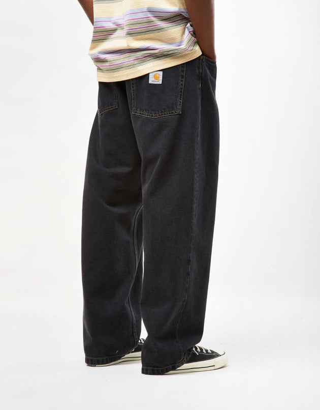 Carhartt WIP Brandon Pant - Black (Stone Washed)