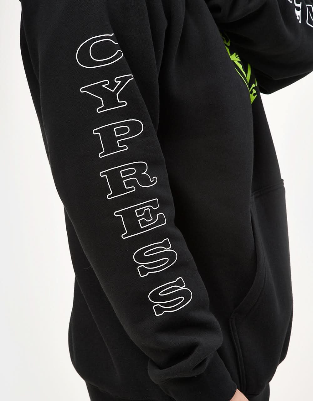 HUF x Cypress Hill Blunted Compass Pullover Hoodie - Black