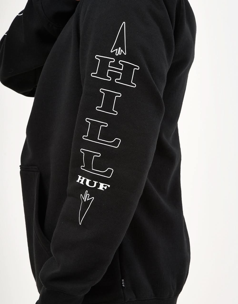 HUF x Cypress Hill Blunted Compass Pullover Hoodie - Black