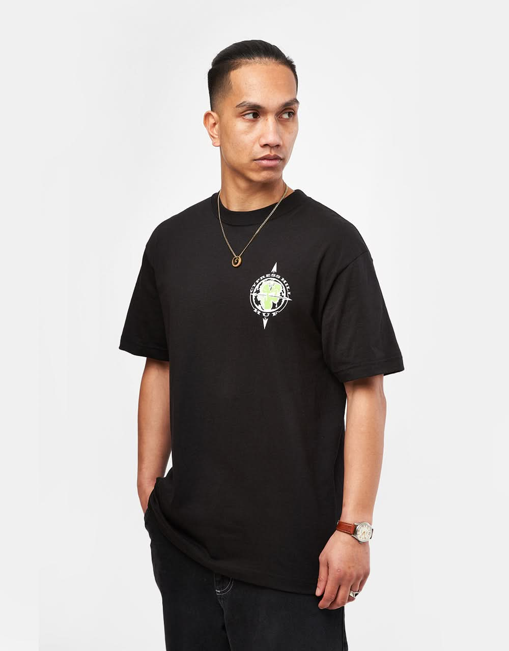 HUF x Cypress Hill Cypress Triangle T-Shirt – Schwarz