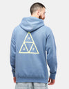 HUF Triple Triangle Pullover Hoodie – Schieferblau