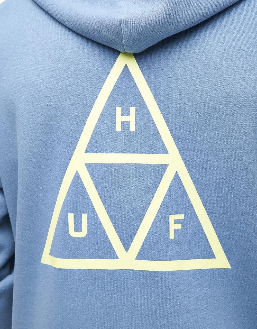 HUF Triple Triangle Pullover Hoodie – Schieferblau