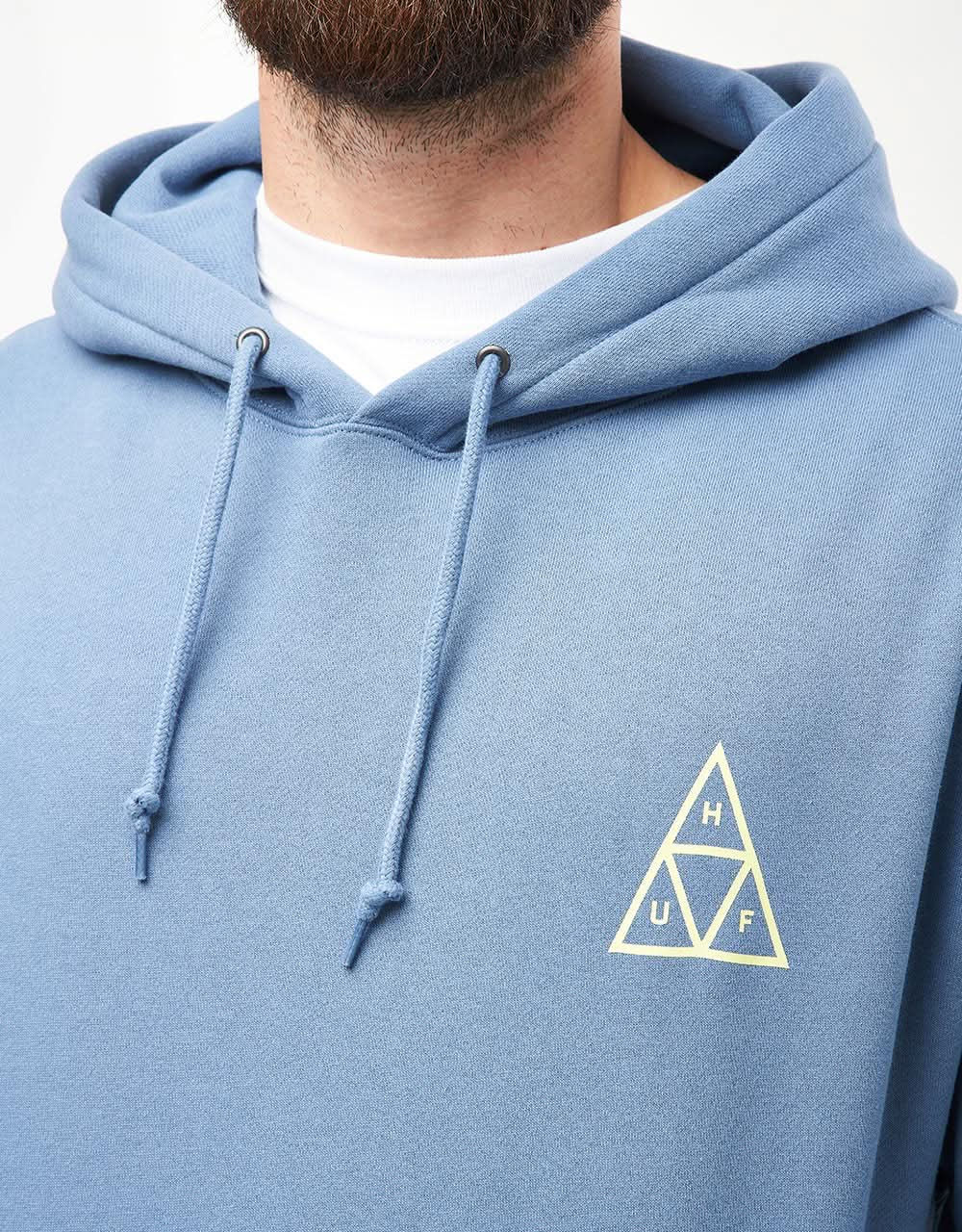 Sudadera con capucha HUF Triple Triangle - Azul pizarra