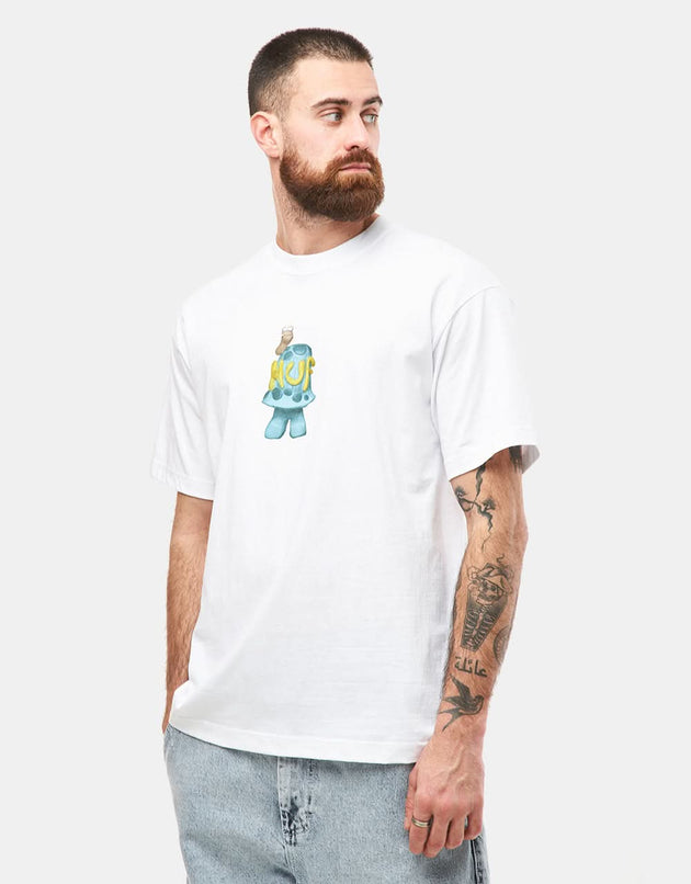 Camiseta HUF Shroomery - Blanco