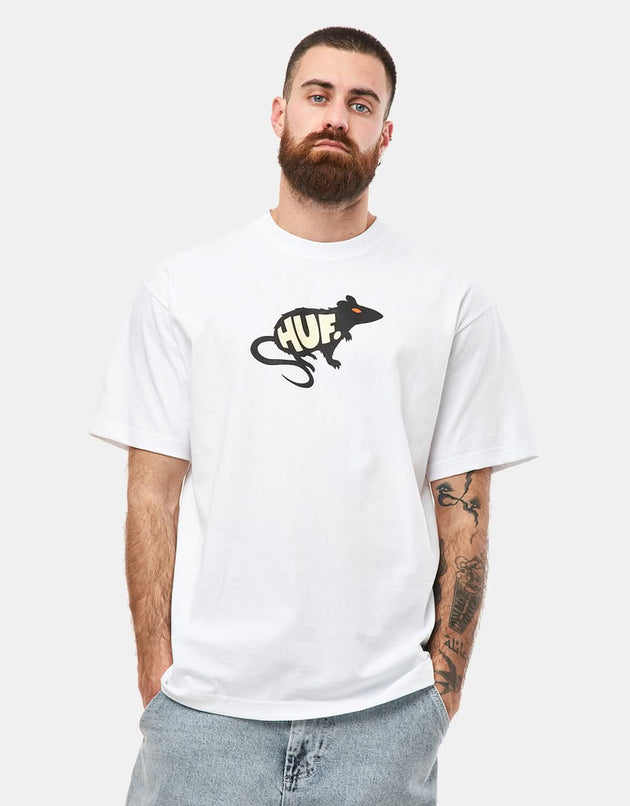 HUF T-shirt Best Friend pour homme - Blanc