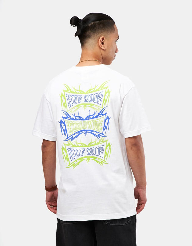 Camiseta HUF Hell Razor - Blanco