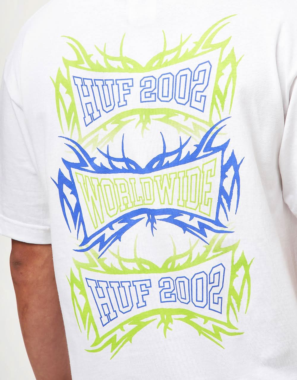 Camiseta HUF Hell Razor - Blanco