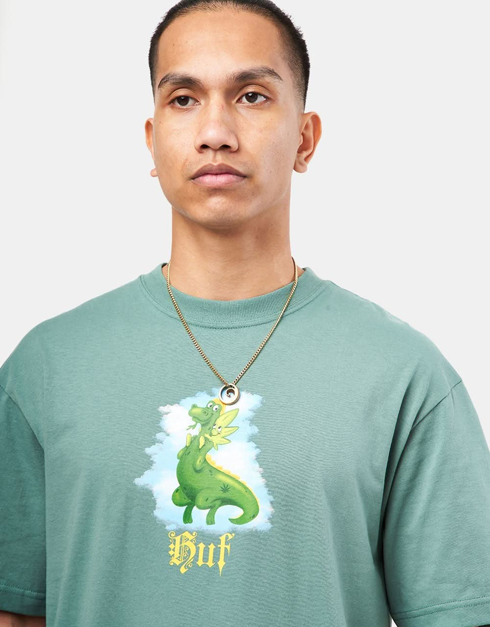 HUF Märchen-T-Shirt – Salbei