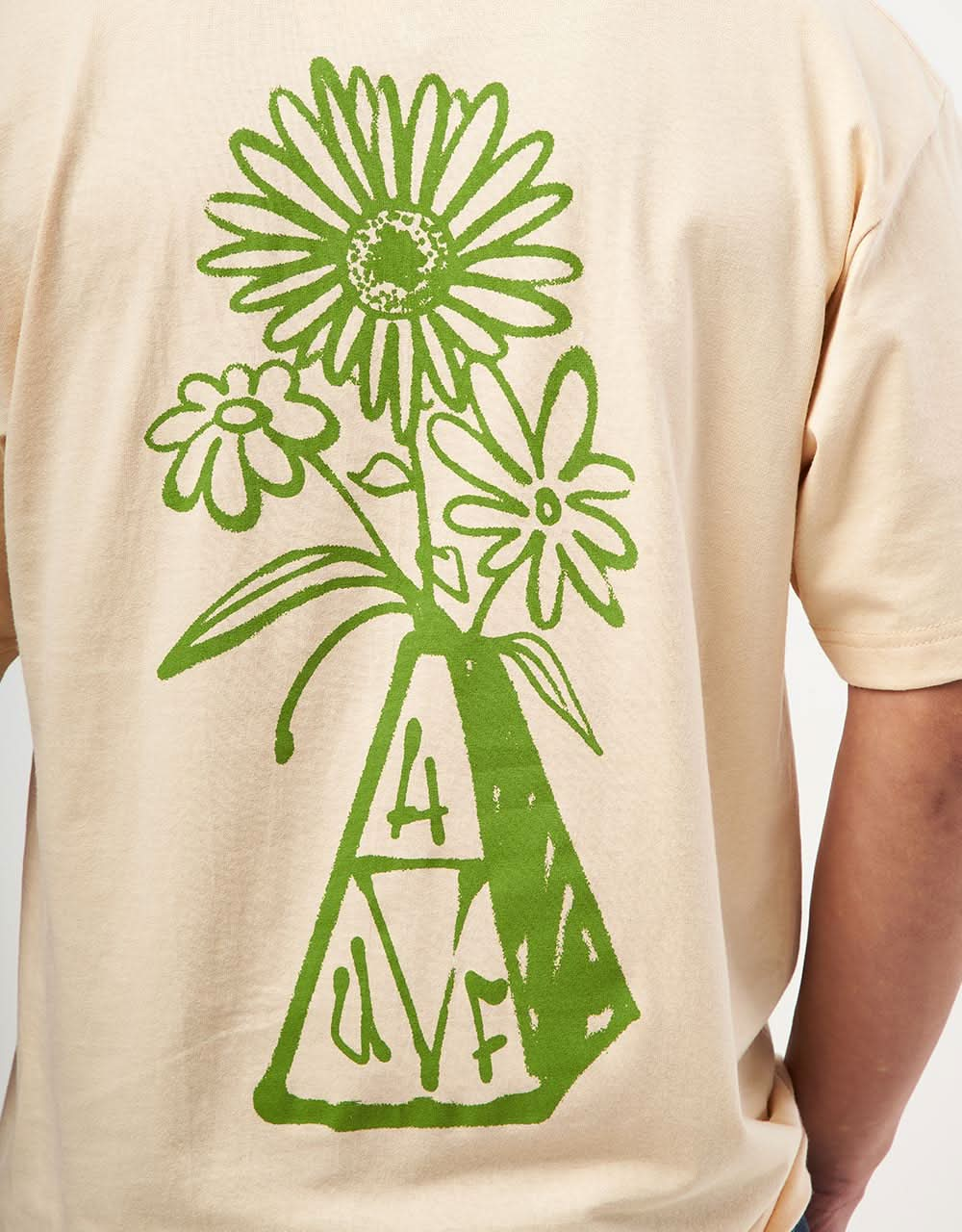 T-shirt HUF Triple Triangle Hallows - Blé