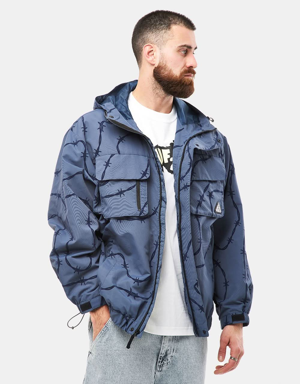 HUF Reservoir Jacket - Oil Blue