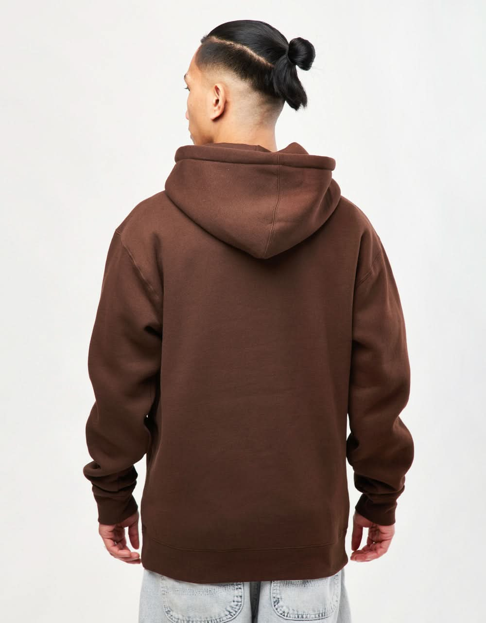 Welcome Big Splinter Printed Pullover Hoodie - Brown/Red