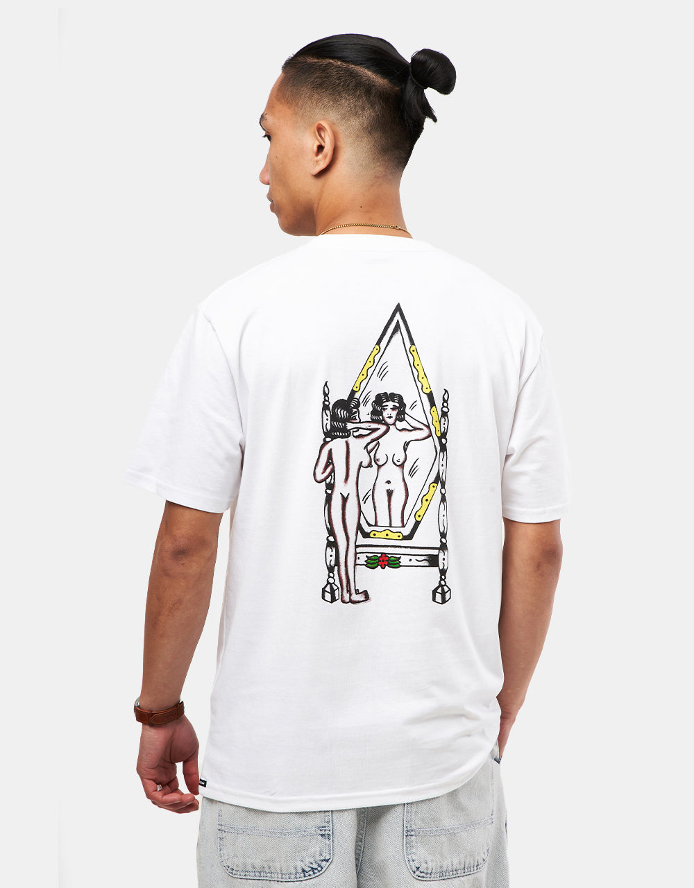 T-shirt Volcom Lintell Mirror - bianca