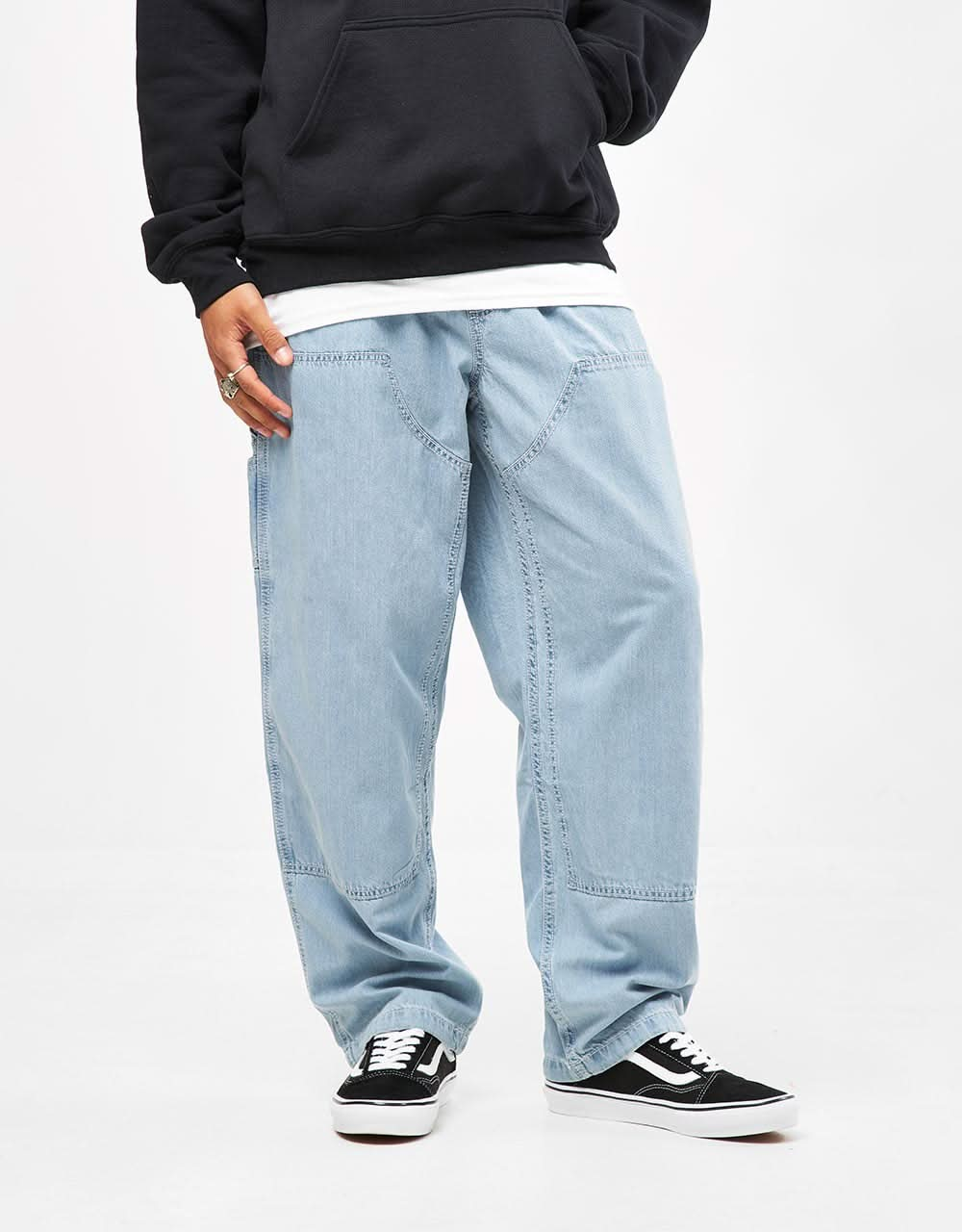 Vans Range Baggy Tapered Carpenter Pant - Stonewash Blue