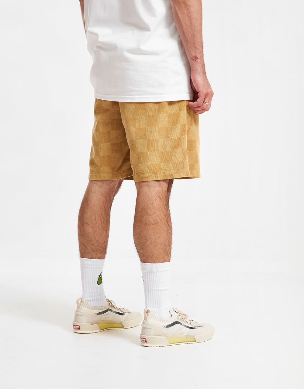 Vans Range Checkerboard Cord Loose Short - Antelope