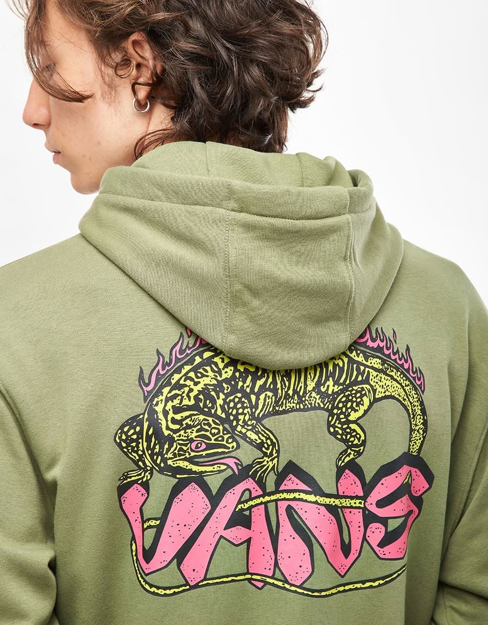 Vans Fiery Friend Pullover Hoodie - Olivine