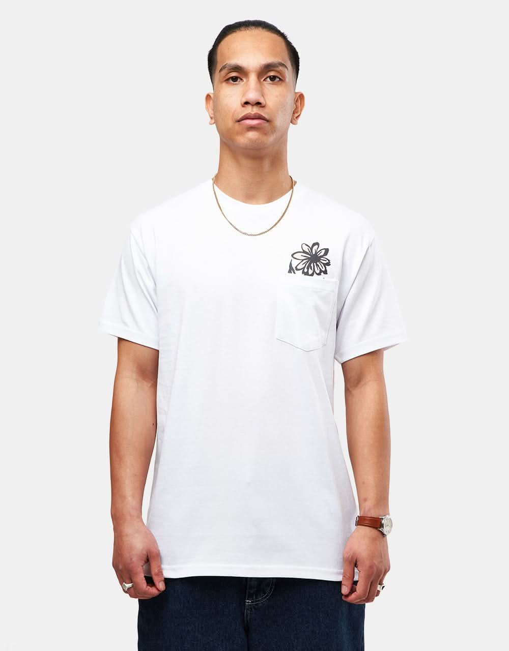 Vans Brush Petal T-Shirt - White