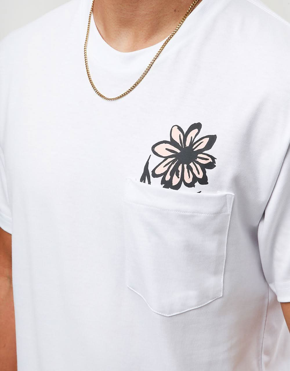 Vans Brush Petal T-Shirt - White