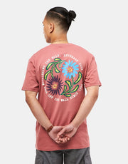 Vans Dual Bloom T-Shirt - Withered Rose