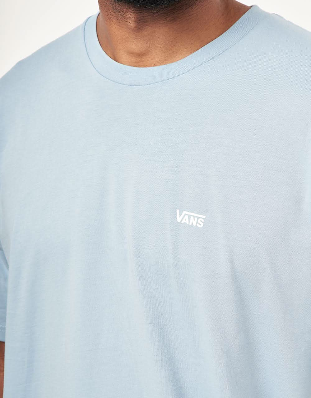 Vans Left Chest Logo T-Shirt - Dusty Blue