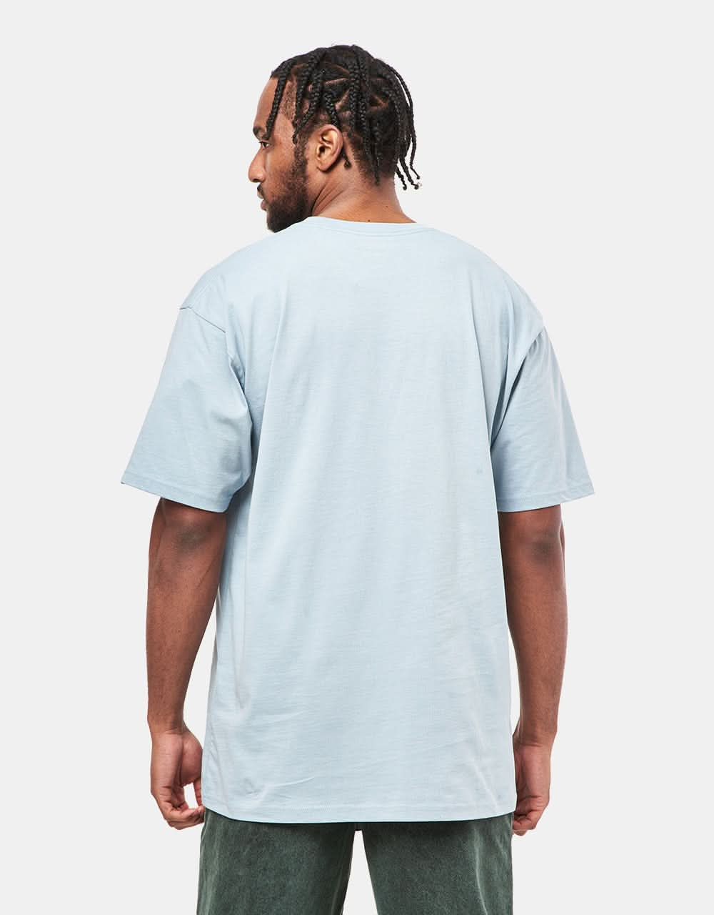 Vans Left Chest Logo T-Shirt - Dusty Blue