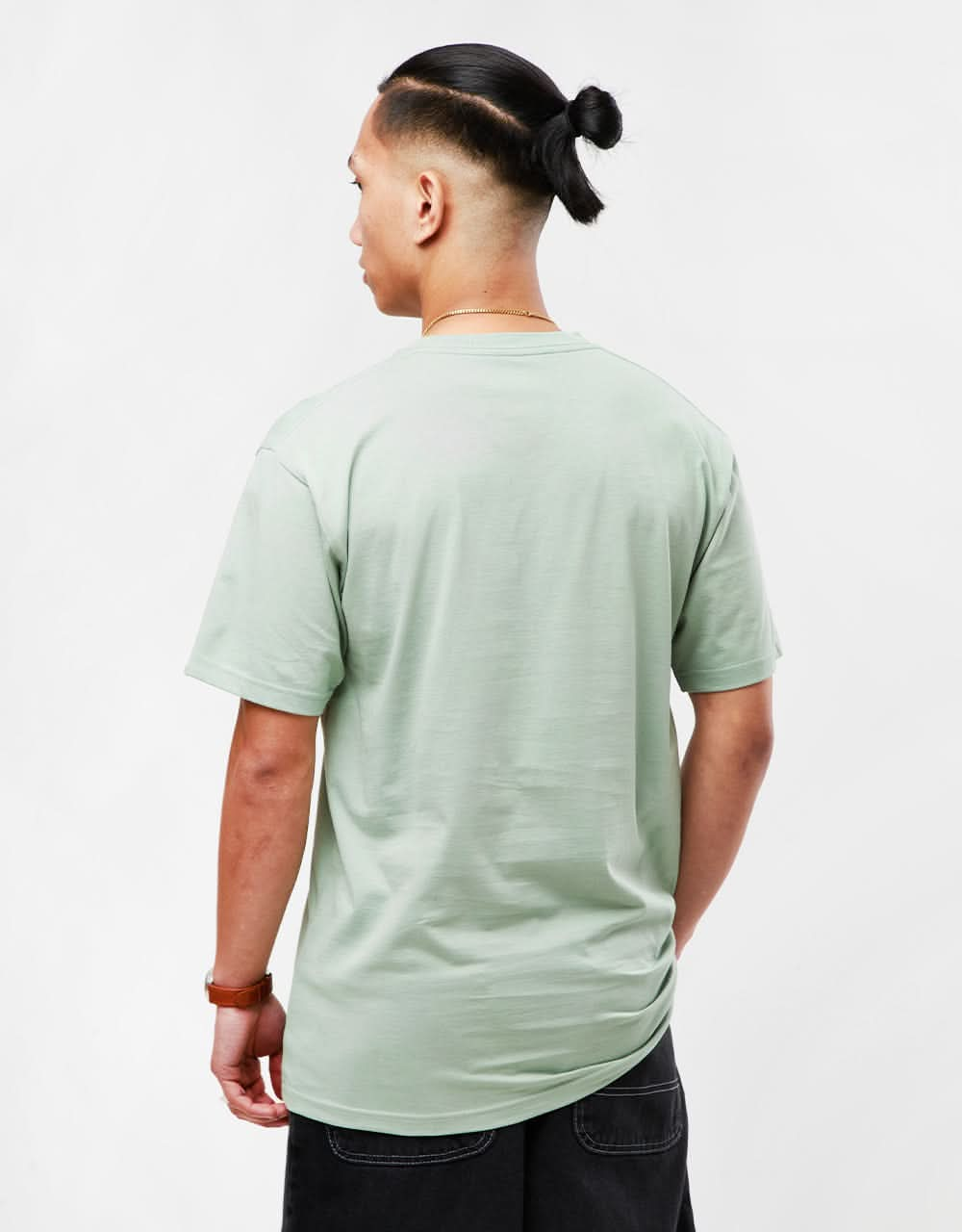 Vans Left Chest Logo T-Shirt - Iceberg Green