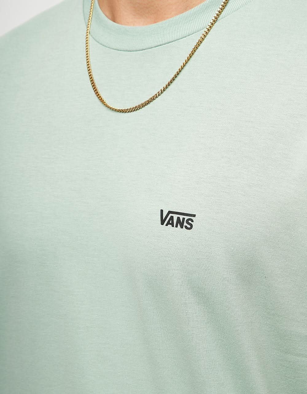 Vans Left Chest Logo T-Shirt - Iceberg Green