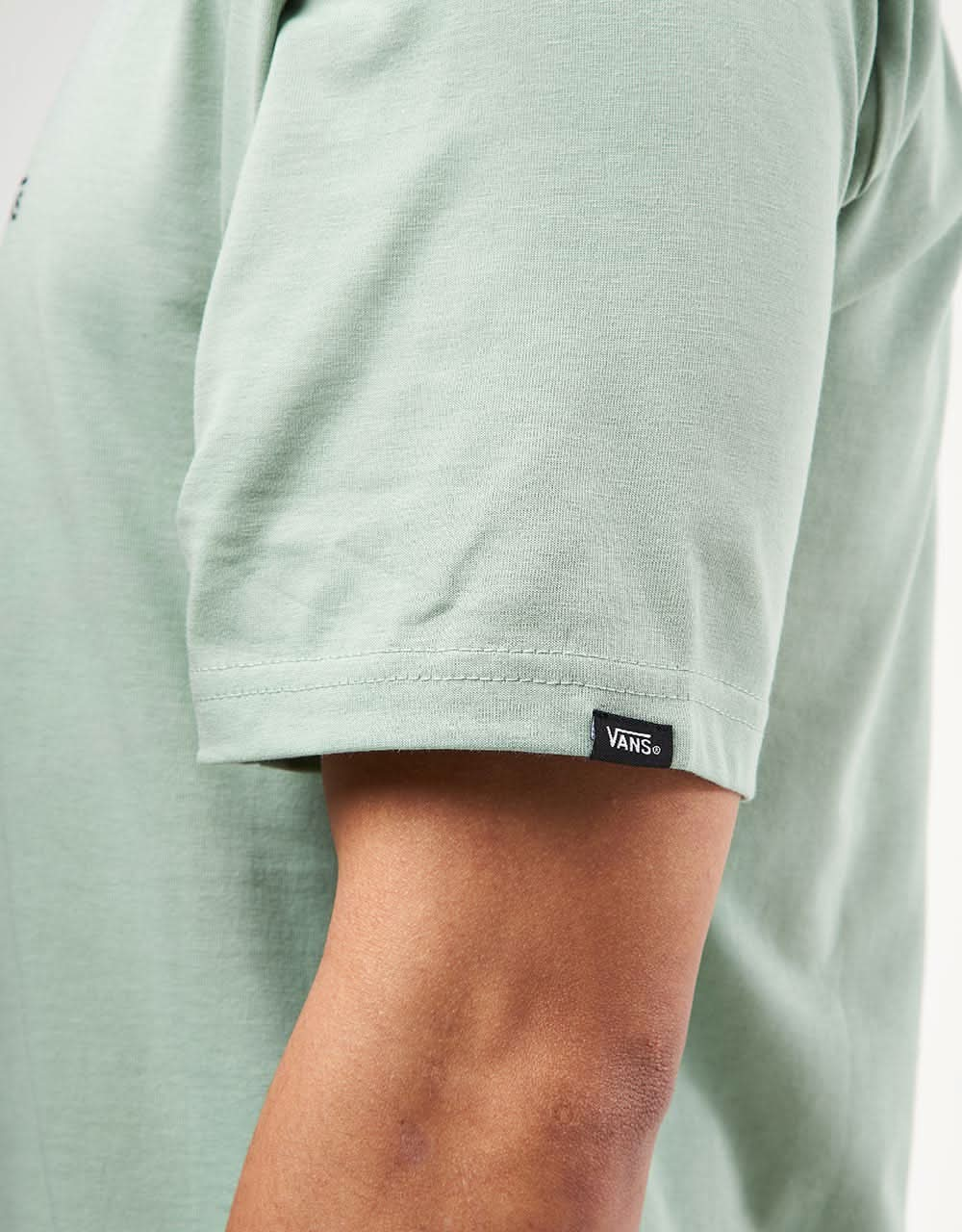 Vans Left Chest Logo T-Shirt - Iceberg Green